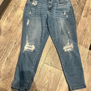 Wax Jean Collection Womens Ripped Denim Size 16 Jeans
